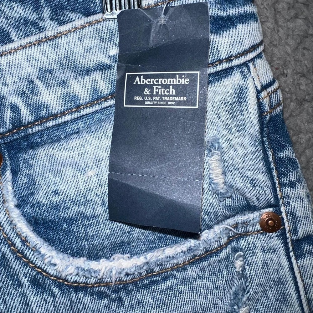 NWT Abercrombie & Fitch Jeans Women's 30/10S (30x29) Denim '90s Skinny High Rise - Picture 4 of 13